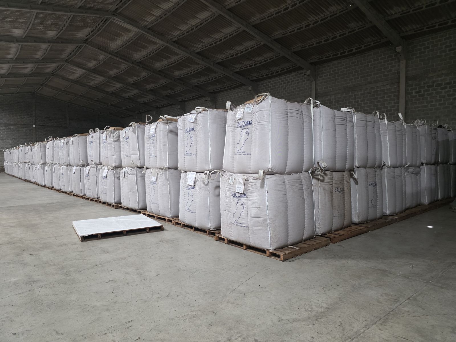 Big bags ready for shipment