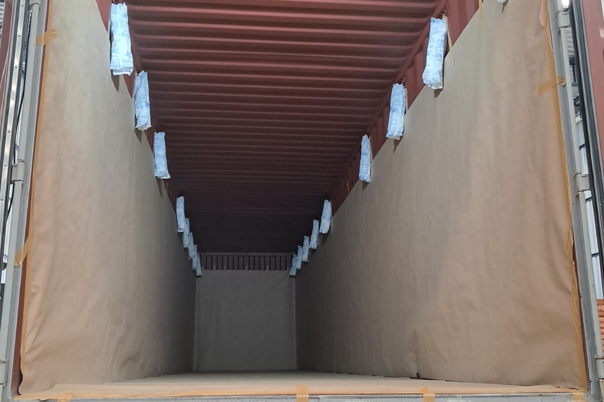Container stuffing, 40' FCL